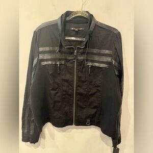 Blank Noir Womens Moto Jacket Size 2XL NWT